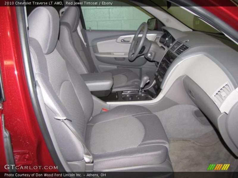 Red Jewel Tintcoat / Ebony 2010 Chevrolet Traverse LT AWD