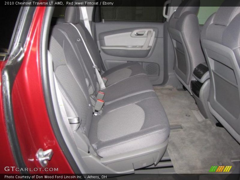 Red Jewel Tintcoat / Ebony 2010 Chevrolet Traverse LT AWD