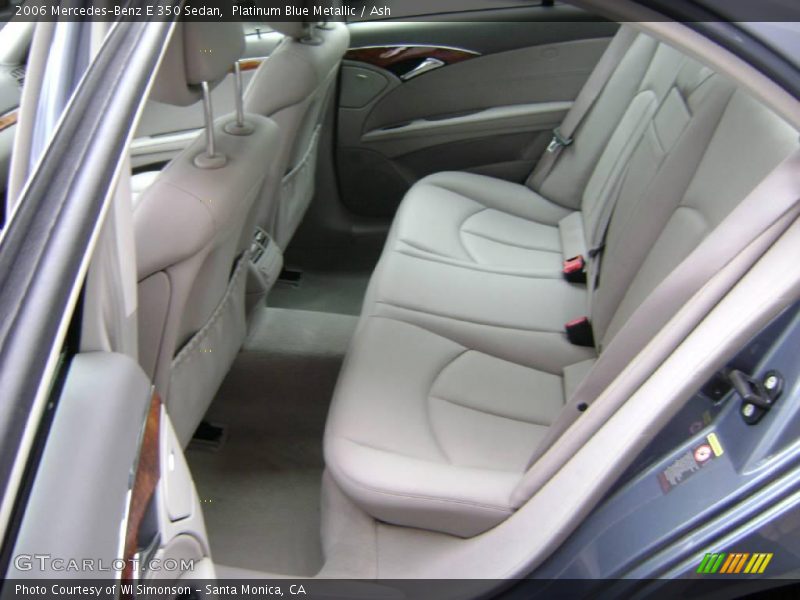 Platinum Blue Metallic / Ash 2006 Mercedes-Benz E 350 Sedan