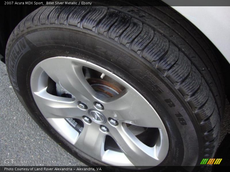 Billet Silver Metallic / Ebony 2007 Acura MDX Sport