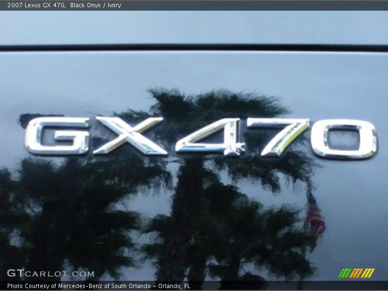 Black Onyx / Ivory 2007 Lexus GX 470