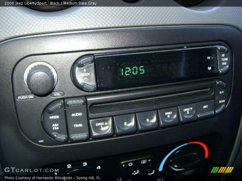 Black / Medium Slate Gray 2006 Jeep Liberty Sport