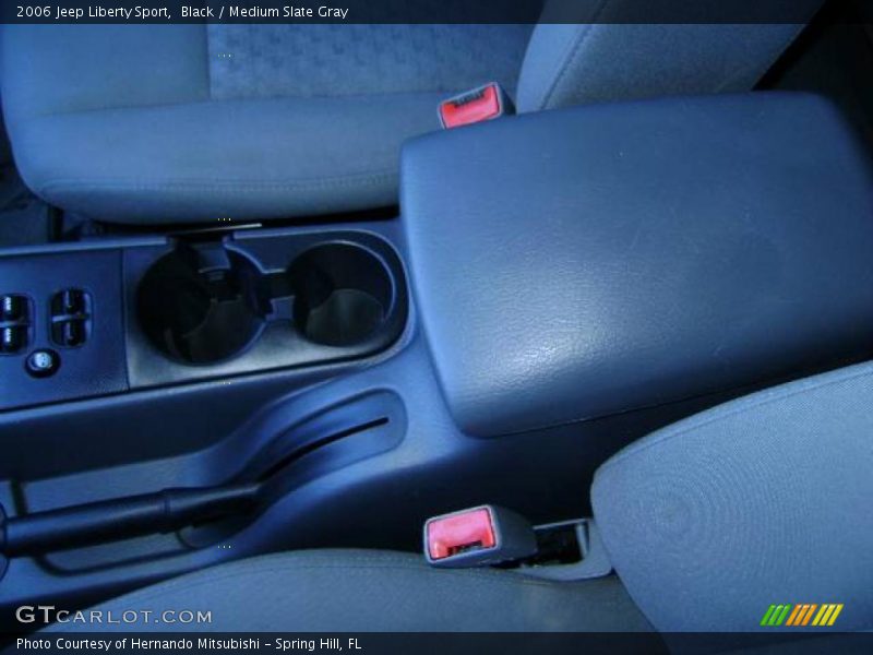 Black / Medium Slate Gray 2006 Jeep Liberty Sport