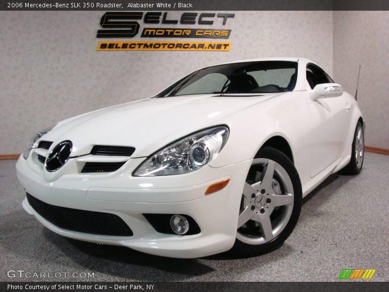 Alabaster White / Black 2006 Mercedes-Benz SLK 350 Roadster