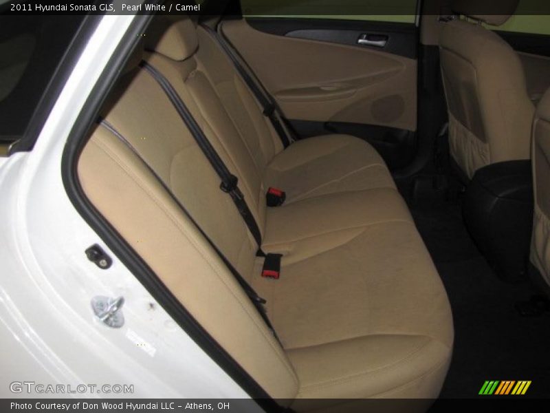 Pearl White / Camel 2011 Hyundai Sonata GLS