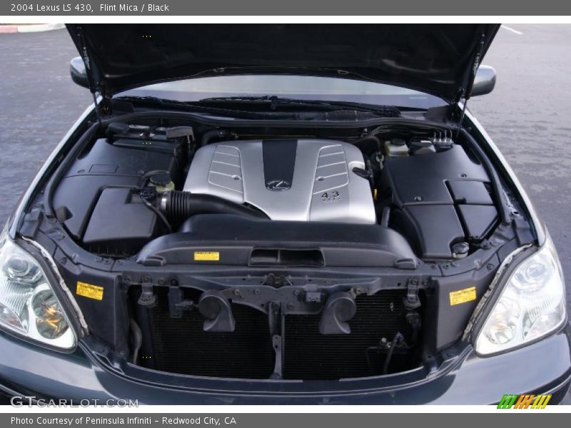 Flint Mica / Black 2004 Lexus LS 430