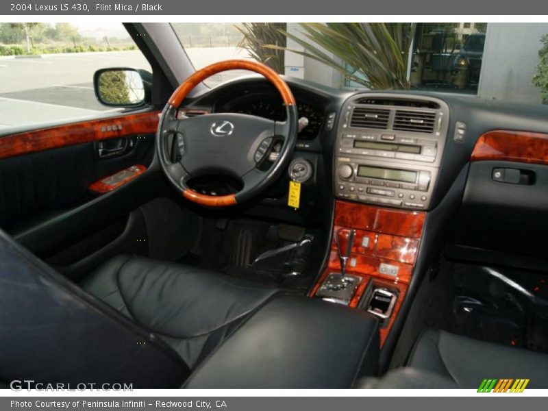 Flint Mica / Black 2004 Lexus LS 430