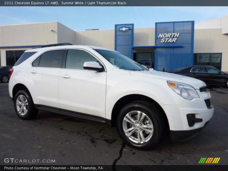 Summit White / Light Titanium/Jet Black 2011 Chevrolet Equinox LT AWD