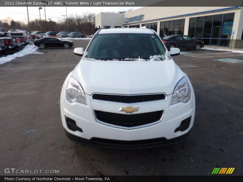 Summit White / Light Titanium/Jet Black 2011 Chevrolet Equinox LT AWD