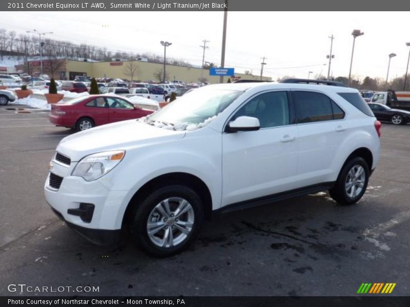 Summit White / Light Titanium/Jet Black 2011 Chevrolet Equinox LT AWD