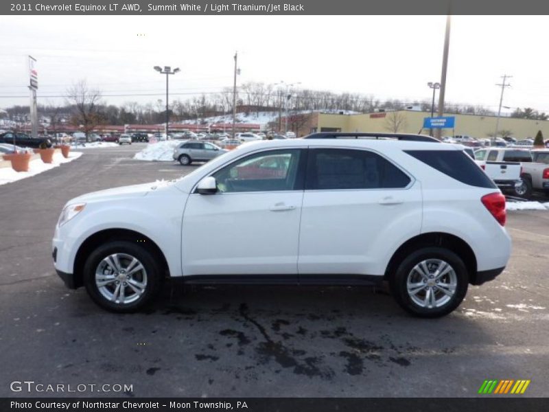 Summit White / Light Titanium/Jet Black 2011 Chevrolet Equinox LT AWD