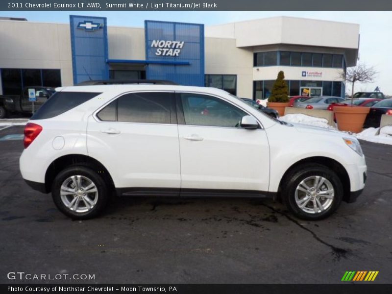 Summit White / Light Titanium/Jet Black 2011 Chevrolet Equinox LT AWD
