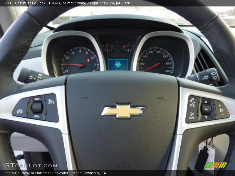 Summit White / Light Titanium/Jet Black 2011 Chevrolet Equinox LT AWD