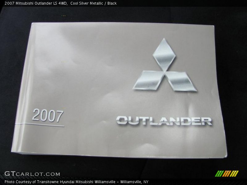 Cool Silver Metallic / Black 2007 Mitsubishi Outlander LS 4WD
