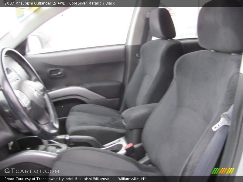Cool Silver Metallic / Black 2007 Mitsubishi Outlander LS 4WD