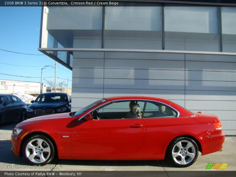 Crimson Red / Cream Beige 2008 BMW 3 Series 328i Convertible