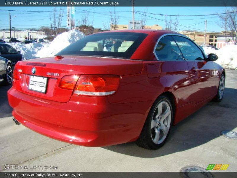Crimson Red / Cream Beige 2008 BMW 3 Series 328i Convertible