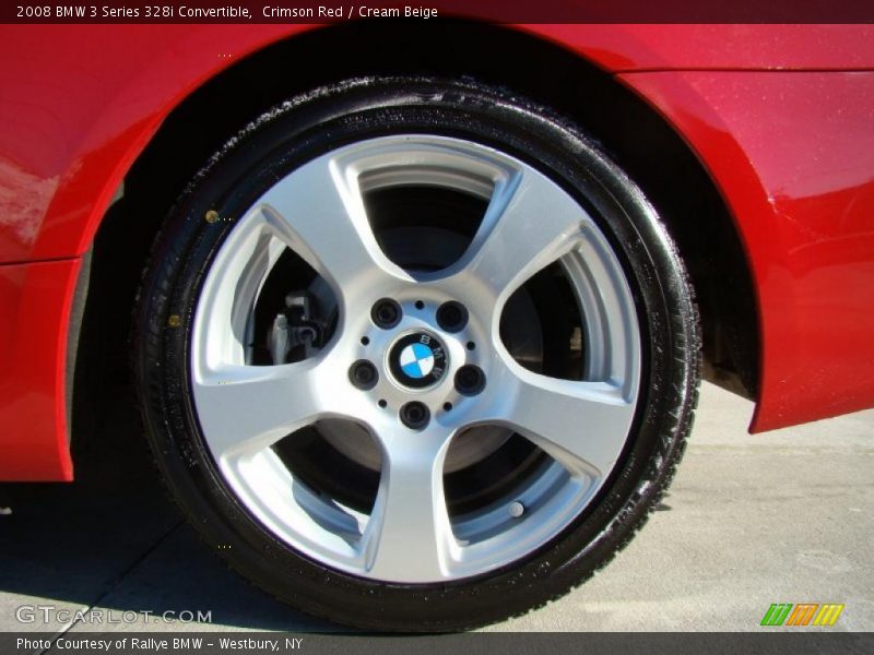 Crimson Red / Cream Beige 2008 BMW 3 Series 328i Convertible