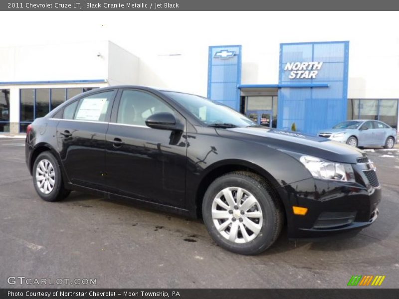 Black Granite Metallic / Jet Black 2011 Chevrolet Cruze LT