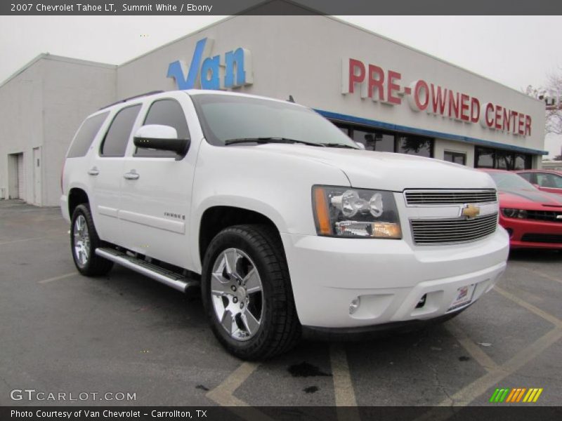 Summit White / Ebony 2007 Chevrolet Tahoe LT