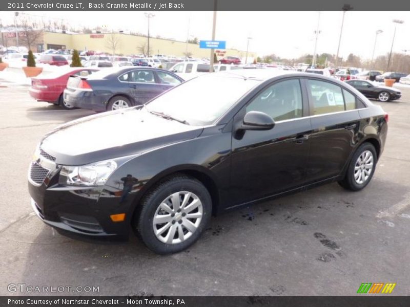 Black Granite Metallic / Jet Black 2011 Chevrolet Cruze LT
