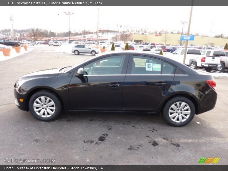 Black Granite Metallic / Jet Black 2011 Chevrolet Cruze LT