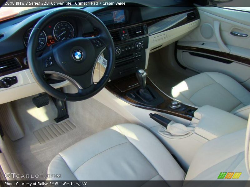 Crimson Red / Cream Beige 2008 BMW 3 Series 328i Convertible