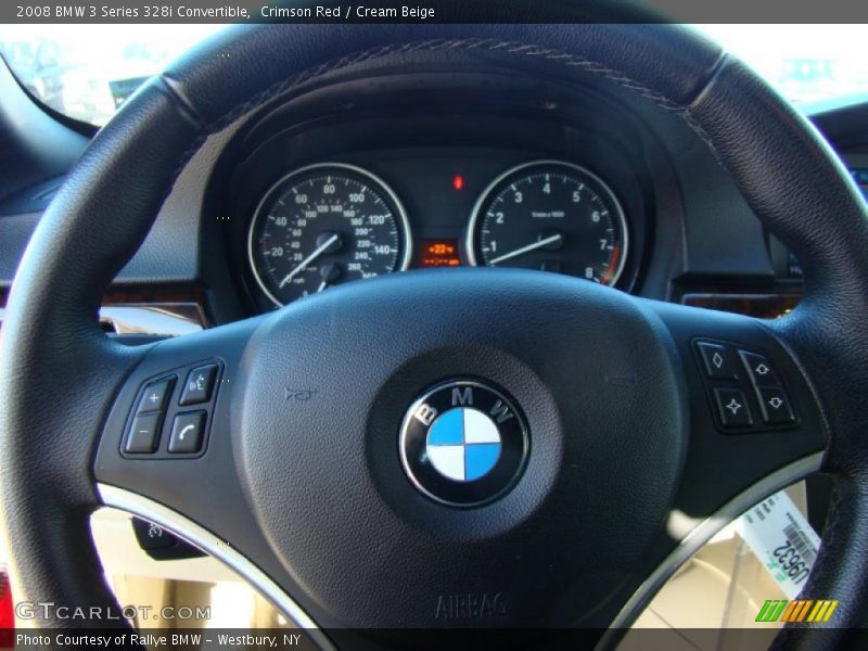 Crimson Red / Cream Beige 2008 BMW 3 Series 328i Convertible