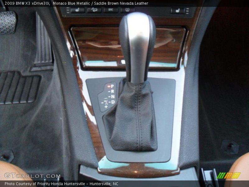 Monaco Blue Metallic / Saddle Brown Nevada Leather 2009 BMW X3 xDrive30i