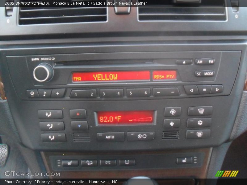 Monaco Blue Metallic / Saddle Brown Nevada Leather 2009 BMW X3 xDrive30i