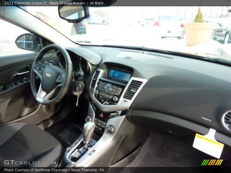 Black Granite Metallic / Jet Black 2011 Chevrolet Cruze LT