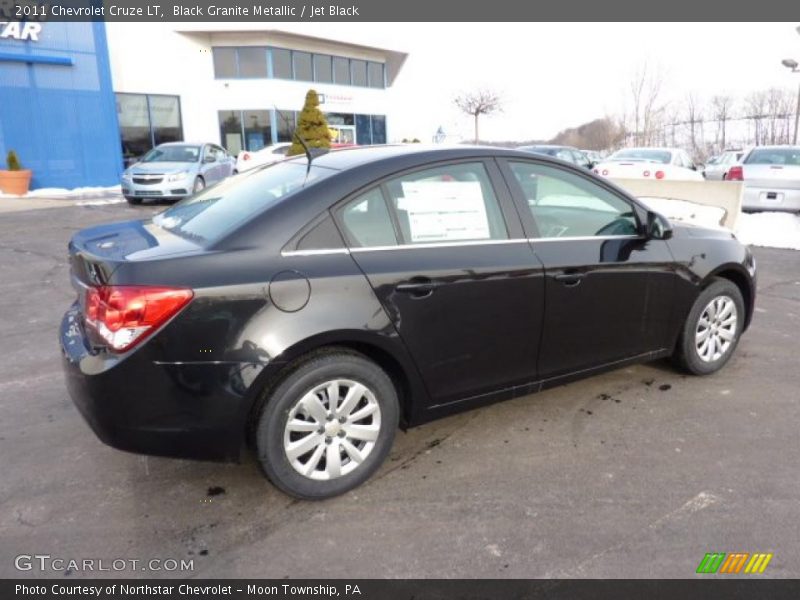 Black Granite Metallic / Jet Black 2011 Chevrolet Cruze LT