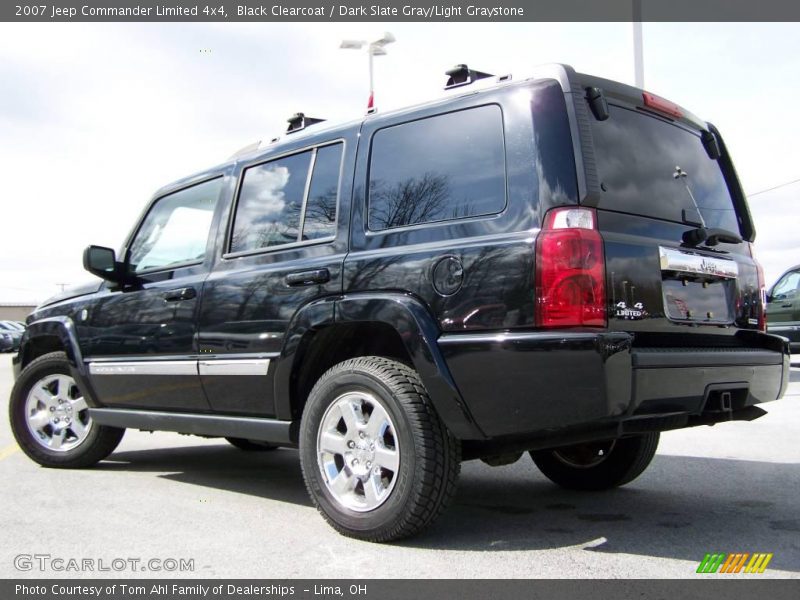 Black Clearcoat / Dark Slate Gray/Light Graystone 2007 Jeep Commander Limited 4x4