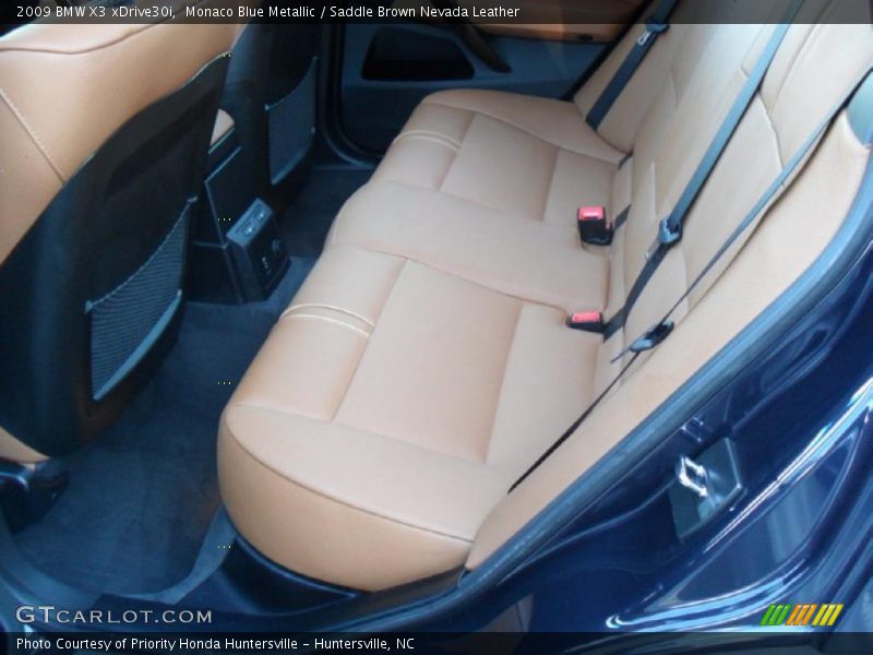Monaco Blue Metallic / Saddle Brown Nevada Leather 2009 BMW X3 xDrive30i