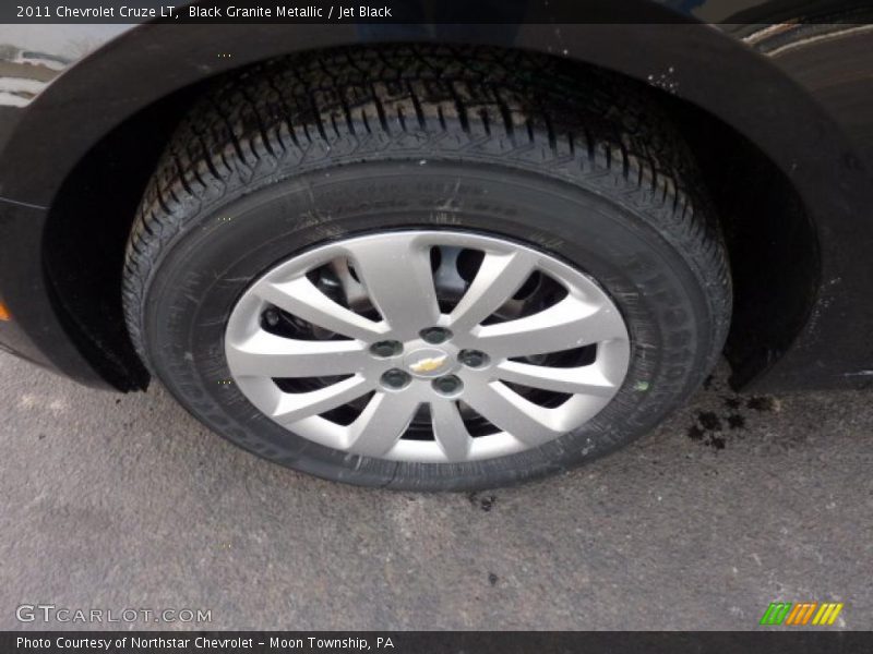 Black Granite Metallic / Jet Black 2011 Chevrolet Cruze LT