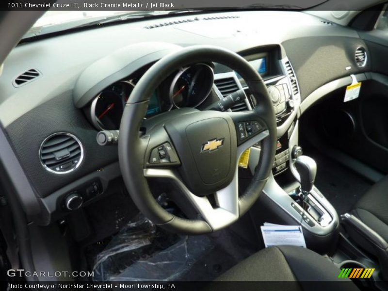 Black Granite Metallic / Jet Black 2011 Chevrolet Cruze LT
