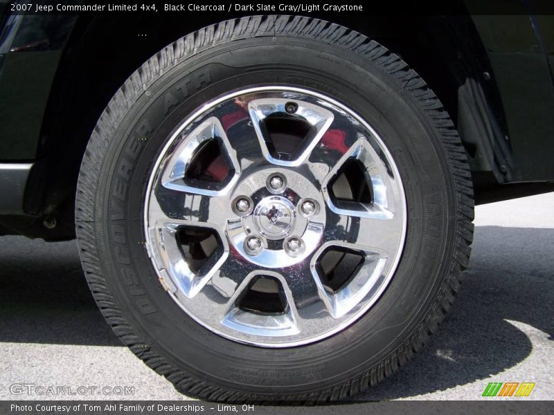 Black Clearcoat / Dark Slate Gray/Light Graystone 2007 Jeep Commander Limited 4x4