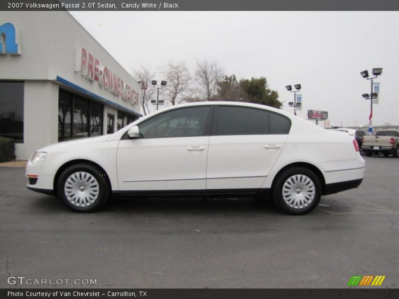 Candy White / Black 2007 Volkswagen Passat 2.0T Sedan