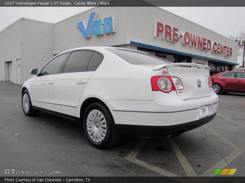 Candy White / Black 2007 Volkswagen Passat 2.0T Sedan