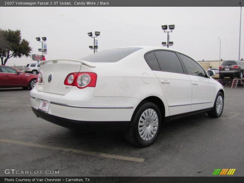 Candy White / Black 2007 Volkswagen Passat 2.0T Sedan
