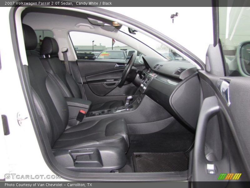 Candy White / Black 2007 Volkswagen Passat 2.0T Sedan