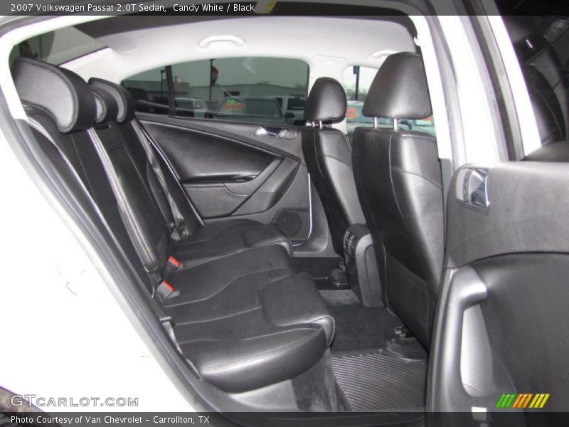 Candy White / Black 2007 Volkswagen Passat 2.0T Sedan
