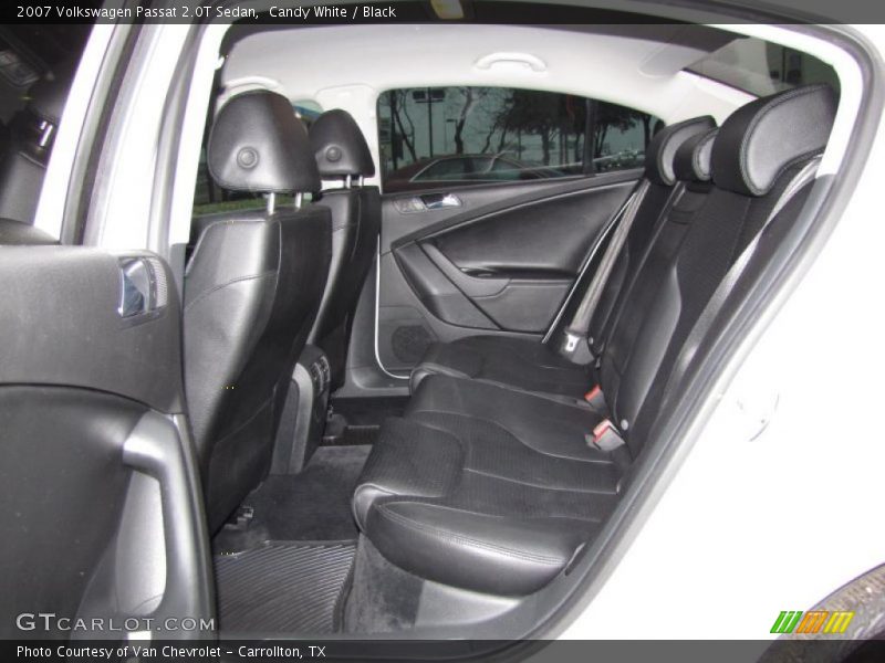 Candy White / Black 2007 Volkswagen Passat 2.0T Sedan