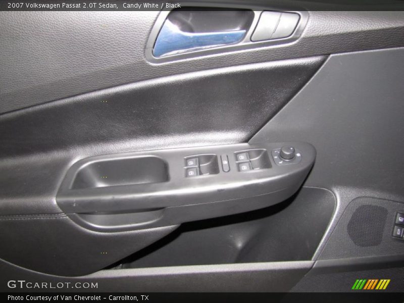 Candy White / Black 2007 Volkswagen Passat 2.0T Sedan