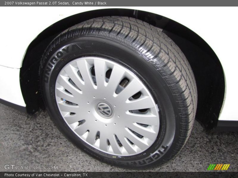 Candy White / Black 2007 Volkswagen Passat 2.0T Sedan