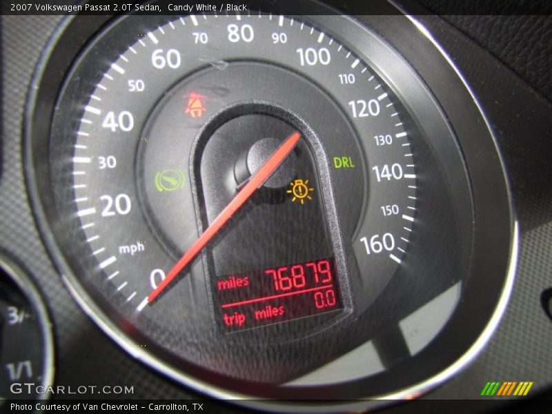 Candy White / Black 2007 Volkswagen Passat 2.0T Sedan