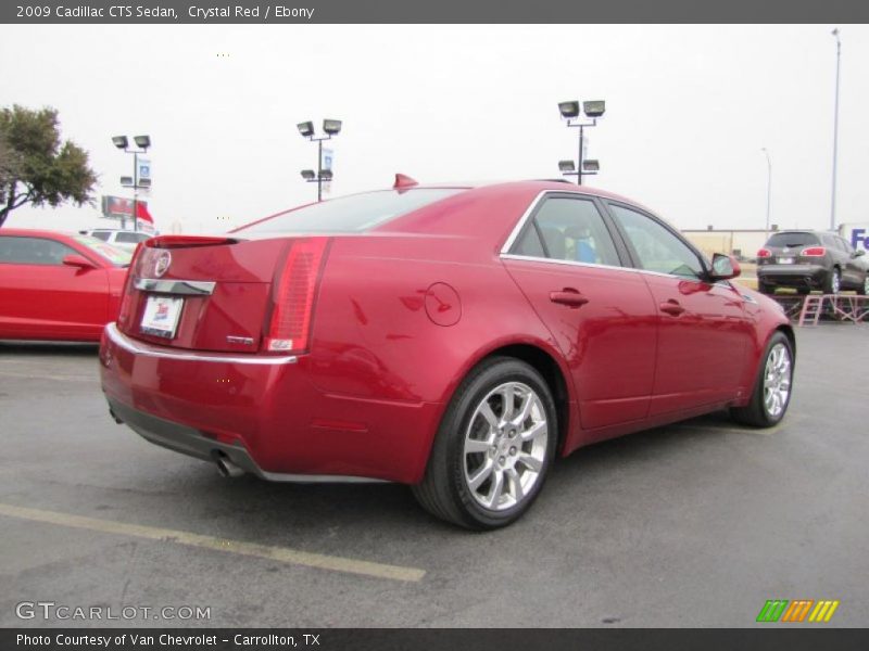 Crystal Red / Ebony 2009 Cadillac CTS Sedan