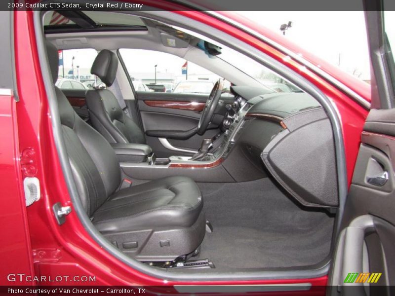 Crystal Red / Ebony 2009 Cadillac CTS Sedan