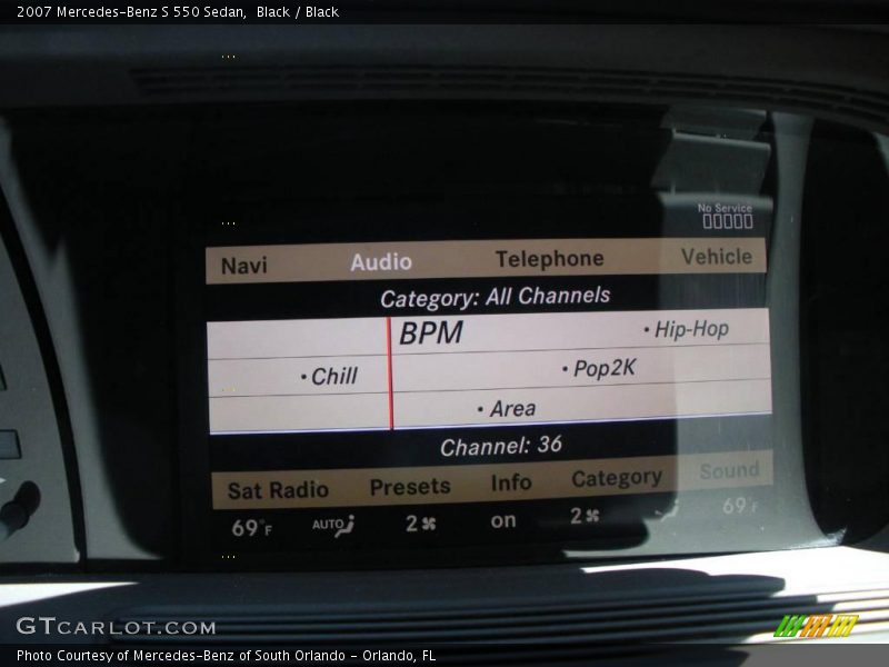 Black / Black 2007 Mercedes-Benz S 550 Sedan