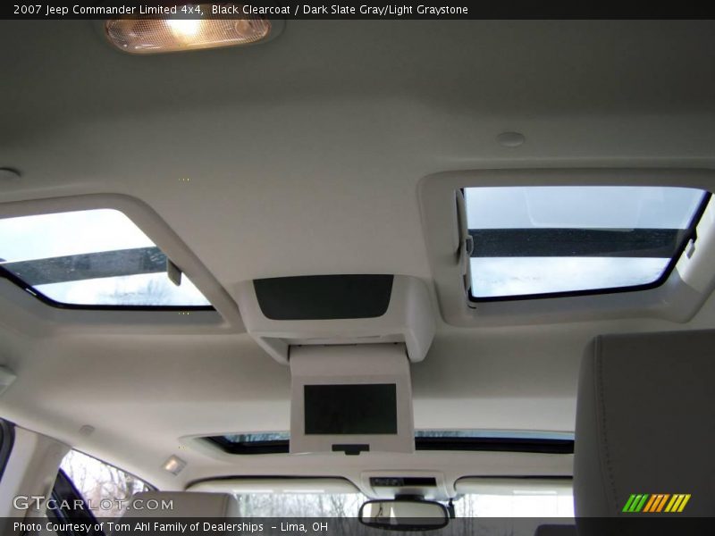 Black Clearcoat / Dark Slate Gray/Light Graystone 2007 Jeep Commander Limited 4x4